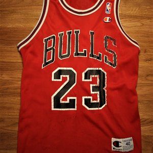 Chicago Bulls Michael Jordan Champion Jersey (Vintage)